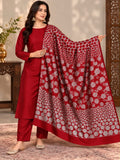 Surahi Original 3-Piece Doriya Linen Suit | Digital Printed Winter Collection