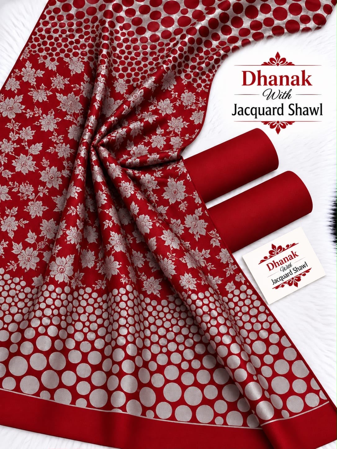 Surahi Original 3-Piece Doriya Linen Suit | Digital Printed Winter Collection