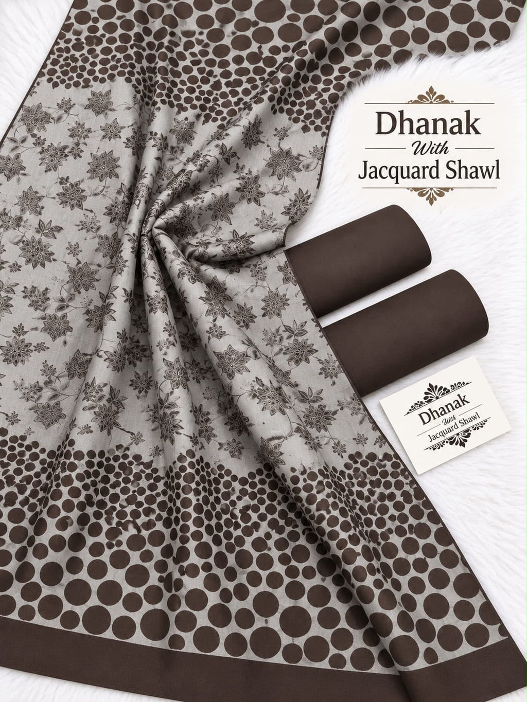 Surahi Original 3-Piece Doriya Linen Suit | Digital Printed Winter Collection