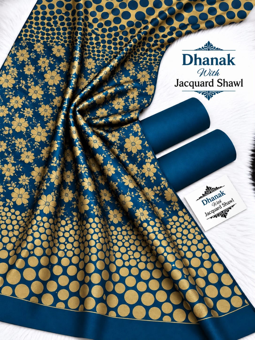Surahi Original 3-Piece Doriya Linen Suit | Digital Printed Winter Collection