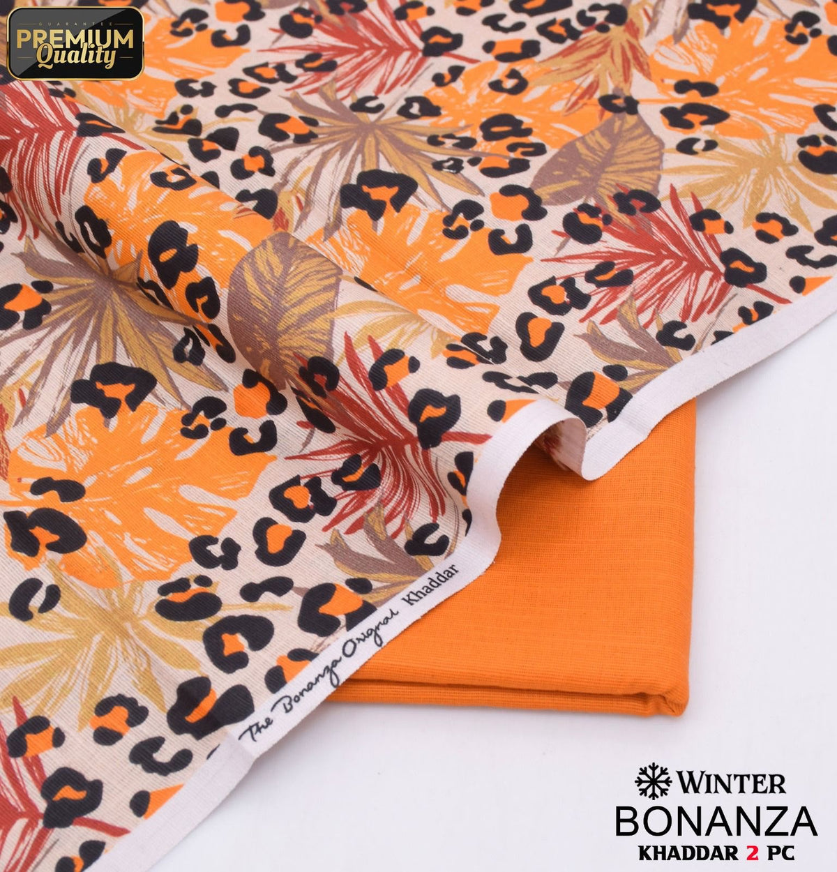 Bonanza 2-Piece Khaddar Suit (Unstitched) | Digital Printed Winter Collection