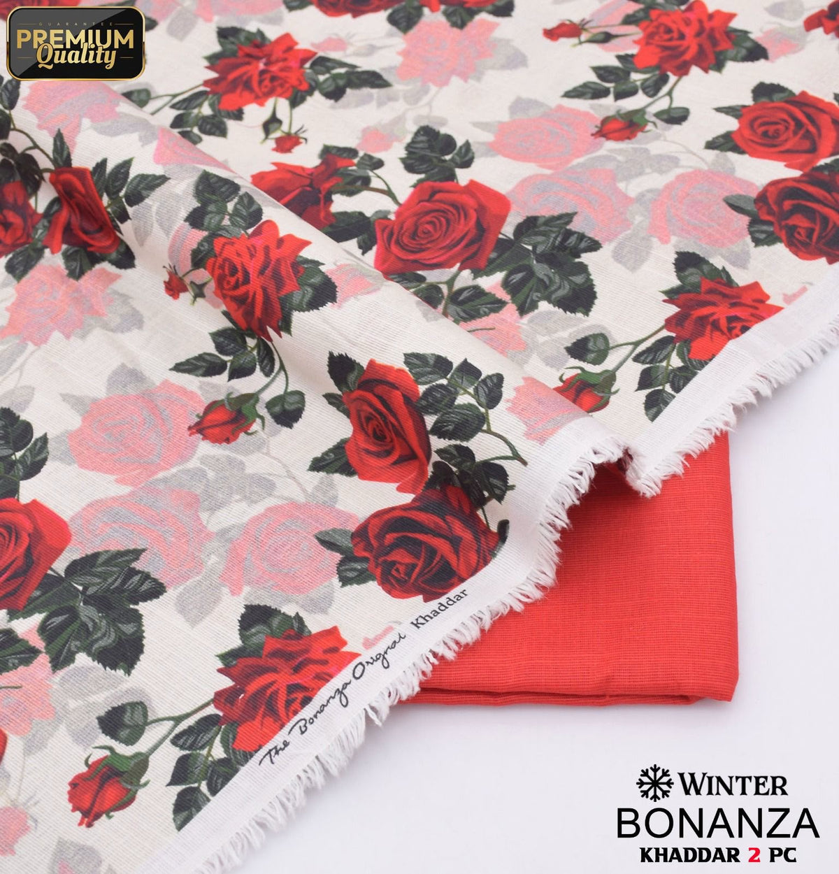 Bonanza 2-Piece Khaddar Suit (Unstitched) | Digital Printed Winter Collection