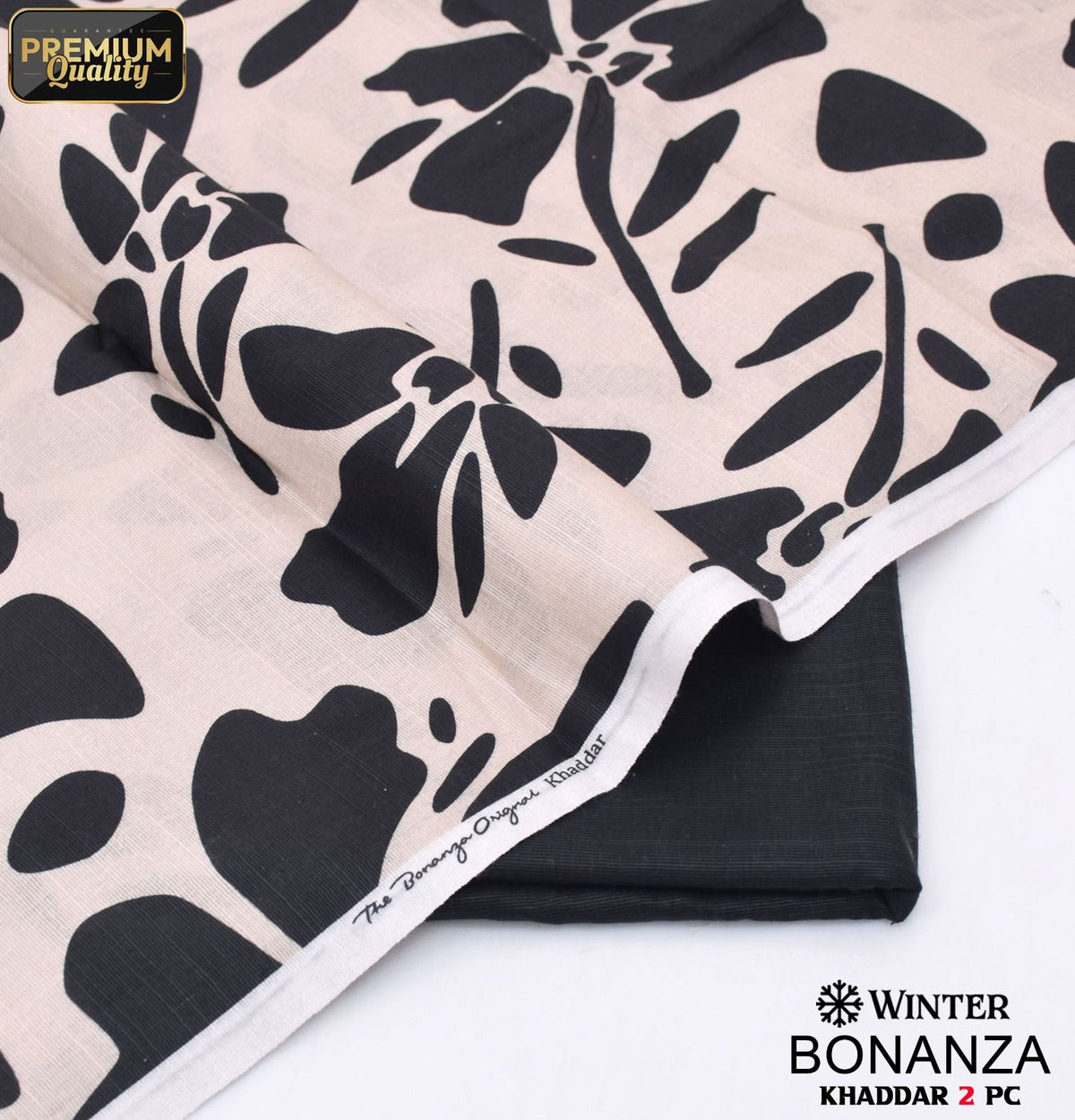 Bonanza 2-Piece Khaddar Suit (Unstitched) | Digital Printed Winter Collection