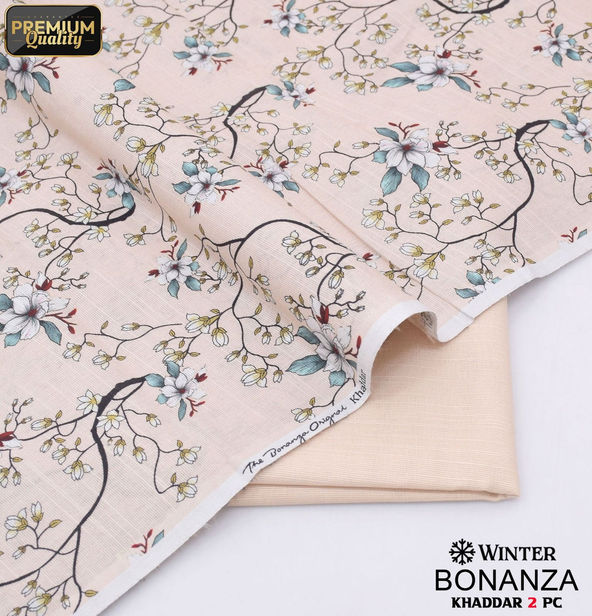 Bonanza 2-Piece Khaddar Suit (Unstitched) | Digital Printed Winter Collection