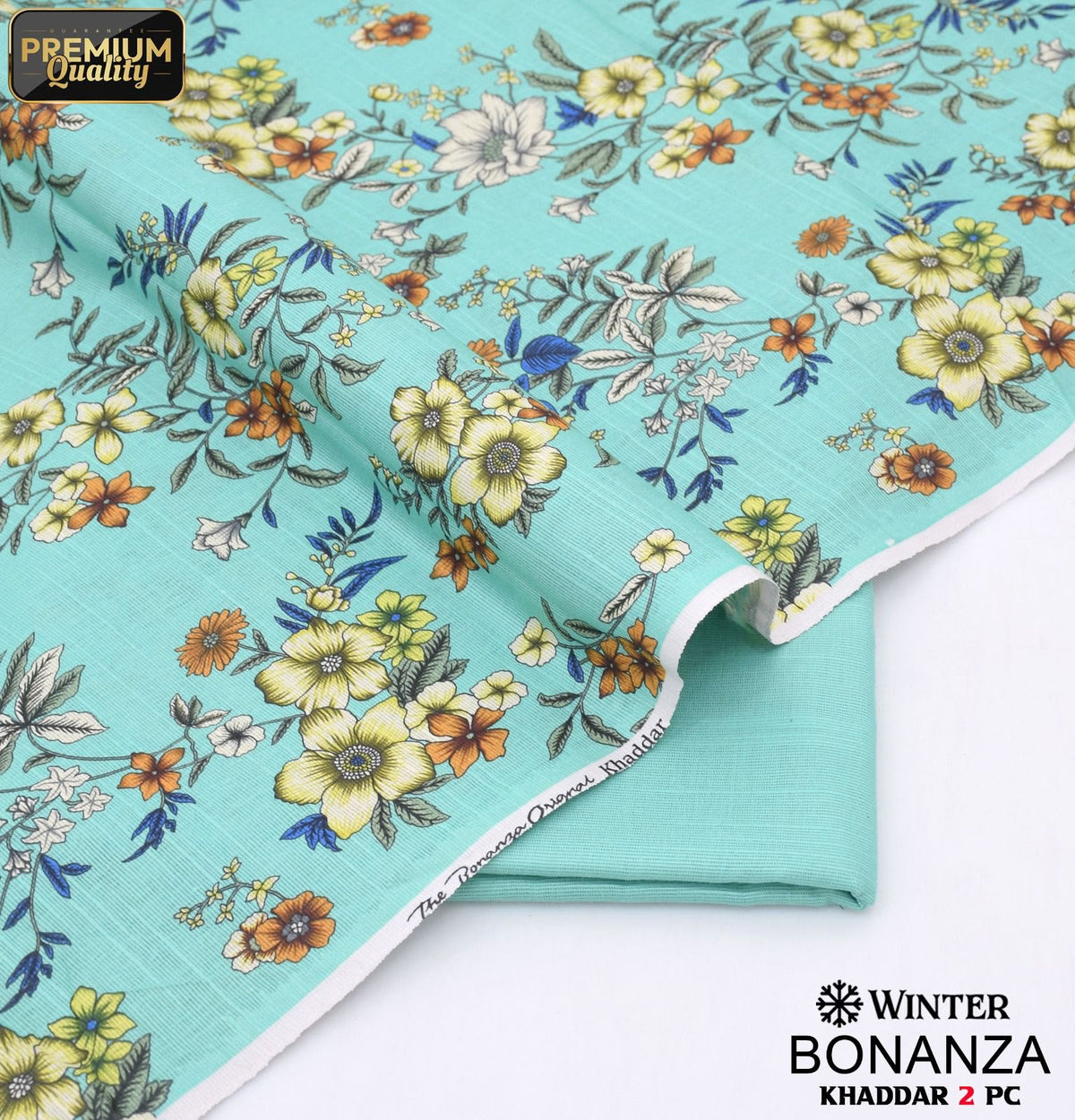 Bonanza 2-Piece Khaddar Suit (Unstitched) | Digital Printed Winter Collection