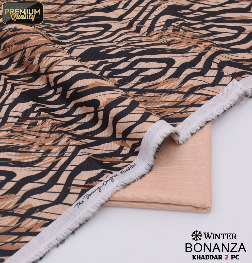 Bonanza 2-Piece Khaddar Suit (Unstitched) | Digital Printed Winter Collection