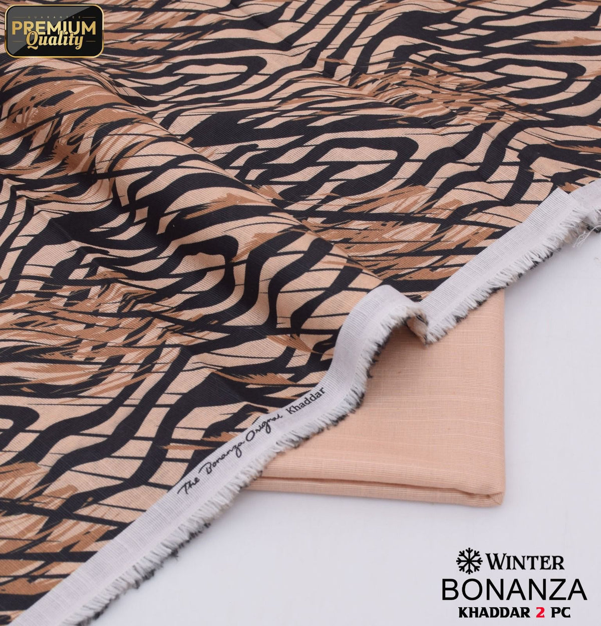 Bonanza 2-Piece Khaddar Suit (Unstitched) | Digital Printed Winter Collection