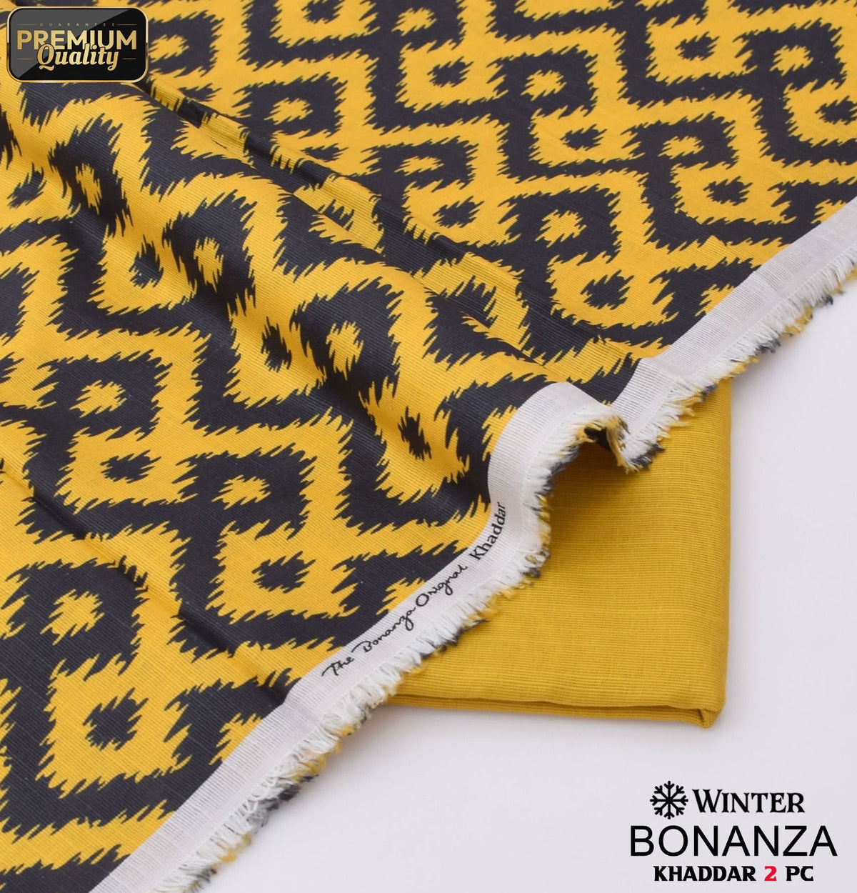 Bonanza 2-Piece Khaddar Suit (Unstitched) | Digital Printed Winter Collection