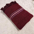 Regal Men’s Kaleji (Deep Maroon) Pure Wool Winter Shawl – Rich & Luxurious